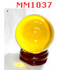 MM1037 : ลูกแก้วใสสีส้ม (40mm)(W)