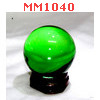 MM1040 : ลูกแก้วใส สีเขียว (40mm)
