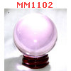 MM1102 : ลูกแก้วใสสีชมพู (50mm)(W)