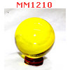 MM1210 : ลูกแก้วใส สีเหลือง (60mm)