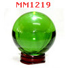 MM1219 : ลูกแก้วใสสีเขียว (60mm)(W)