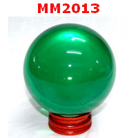 MM2013 : ลูกแก้วใส สีเขียว (110mm)