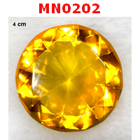 MN0202 : โคตรเพชรเสริมฮวงจุ้ย สีเหลืองทอง