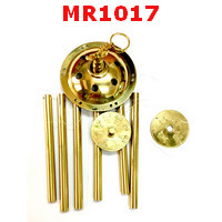 MR1017 : โมบายทองเหลือง 6 หลอด ยันต์8ทิศ