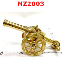 MZ2003 : ปืนใหญ่ทองเหลืองชุบทอง 6 นิ้ว