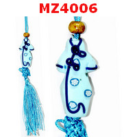 MZ4006 : ชุดจีนสีฟ้า แขวนมือถือ