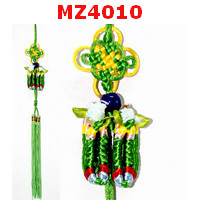 MZ4010 : รองเท้าคู่ สีเขียว แขวนกระเป๋า
