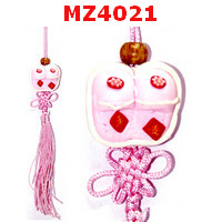MZ4021 : รองเท้าคู่สีชมพู แขวนมือถือ
