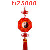 MZ5008 : จี้หินสีแดง ตัวอักษร ฮก