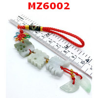 MZ6002 : ตัวหนังสือจีนหยก ฮก ลก ซิ่ว แขวนกระเป๋า