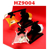 MZ9004 : ช้างยกยอเงิน-ทอง คู่