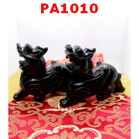 PA1010 : ปี่เซียะคู่ตั้งโต๊ะ หินสีดำ