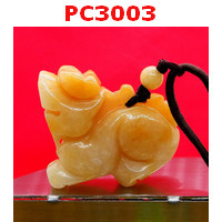 PC3003 : สร้อยคอปี่เซียะหยกเหลือง