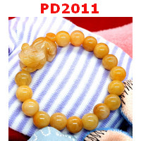 PD2011 : สร้อยข้อมือปี่เซียะหยกเหลือง