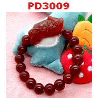 PD3009 : สร้อยข้อมือปี่เซียะหินสีแดง
