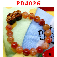 PD4026 : สร้อยข้อมือปี่เซียะไทเกอร์อาย+เกล็ดมังกร