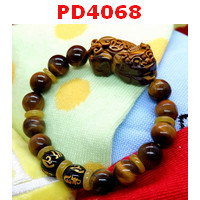 PD4068 : สร้อยข้อมือปี่เซียะหินไทเกอร์อาย
