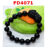 PD4071 : สร้อยข้อมือปี่เซียะหินสีดำ