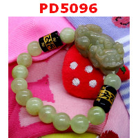 PD5096 : สร้อยข้อมือปี่เซียะหยกเขียวมะนาว