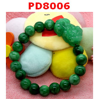 PD8006 : สร้อยข้อมือปี่เซียะหยกเกรดA สีเขียวสด