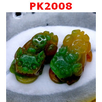 PK2008 : ปี่เซียะคู่ หินหยก 3 สี