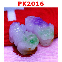 PK2016 : ปี่เซียะคู่หยกขาวเขียวเหลืองม่วง