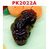 PK2022A : ปี่เซียะหยกเขียวน้ำตาล เดี่ยว