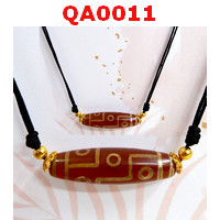QA0011 : สร้อยคอหินทิเบต 9 ตา
