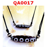 QA0017 : สร้อยคอหินทิเบต ลาย 7 ตา