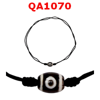 QA1070 : สร้อยคอหินดีซีไอ ลาย 2 ตา