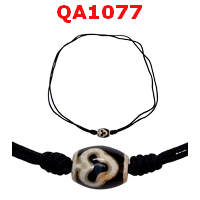 QA1077 : สร้อยคอหินดีซีไอ ลายต้นโพธิ์