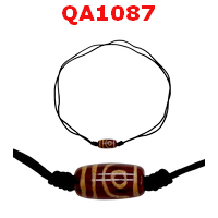 QA1087 : สร้อยคอหินดีซีไอ ลาย 2 ตา