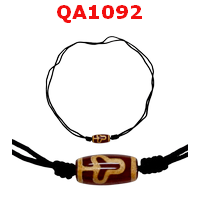 QA1092 : สร้อยคอหินดีซีไอลายต้นโพธิ์