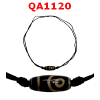 QA1120 : สร้อยคอหินดีซีไอ ลาย 2 ตา