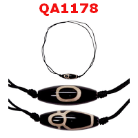 QA1178 : สร้อยคอหินดีซีไอ  1 ตา ไฉ่ซิงเอี๊ย