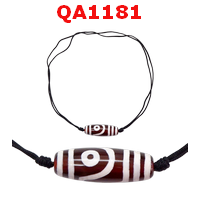 QA1181 : สร้อยคอหินดีซีไอ ลาย 2 ตา