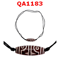 QA1183 : สร้อยคอหินดีซีไอ ลาย 4 ตา เขี้ยวเสือ