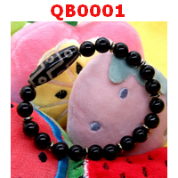 QB0001 : สร้อยข้อมือหินทิเบต 9 ตา