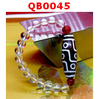 QB0045 : สร้อยข้อมือ หินดีซีไอ 9 ตา