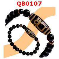 สร้อยข้อมือหินDZI ลายไฉ่ซิงเอี๊ย