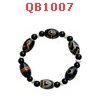 QB1007 : สร้อยข้อมือหินทิเบต รวมลาย
