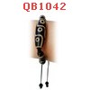 QB1042 : สร้อยข้อมือหินทิเบต 9 ตา เชือกถัก