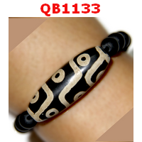 QB1133 : สร้อยข้อมือหินDZI 9 ตา