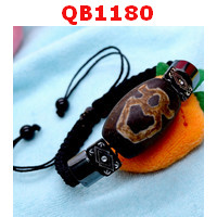 QB1180 : สร้อยข้อมือDZI ไฉ่ซิงเอี๊ย เชือกถัก