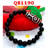 QB1190 : สร้อยข้อมือ DZI 6 ตา กระดองเต่า