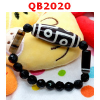 QB2020 : สร้อยข้อมือหินDZI 6 ตา