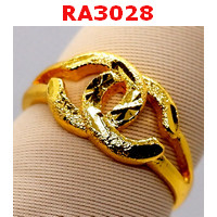 RA3028 : แหวนทองเคลือบแก้ว 