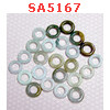 SA5167 : แหวนหยกขาวคละสี