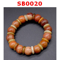 SB0020 : สร้อยข้อมือหยกน้ำผึ้ง