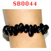 SB0044 : สร้อยข้อมือหินธรรมชาติ สีดำ
